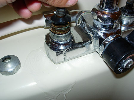 水道パッキン交換